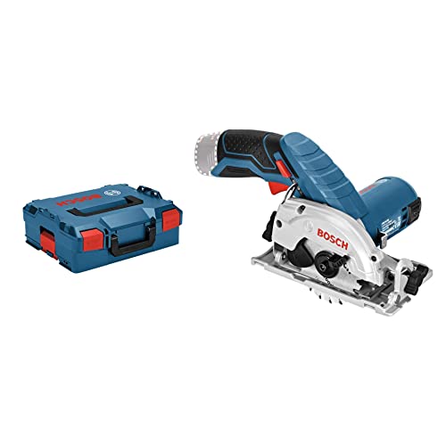 Bosch Professional 12V System Sega Circolare A Batteria Gks 12V-26 (Ø Lama: 85 Mm, Senza Batterie E Caricabatteria, In L-Boxx 136)