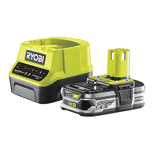 Ryobi Rc18120-125 Cargador 18 V 2,5 Ah Litio + Batería
