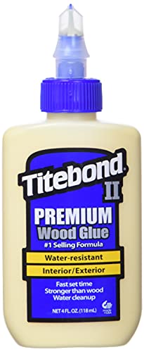 Titebond Ii Premium – Colla Per Legno, Colla Legno Impermeabile Per Uso Professionale, Dimensioni: 118 Ml, 1 Pezzo, 500 – 2