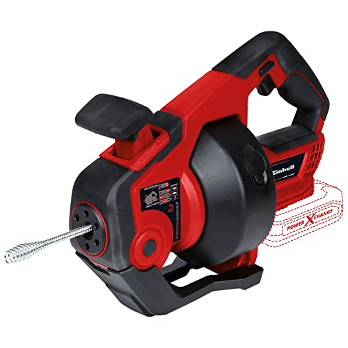 Einhell Furet Déboucheur De Canalisations Sans Fil Te-Da 18/760 Li-Solo Pxc (18 V, Li-Ion, Long Flexible Spiralé De 7,6 M Pour Canalisations De Diamèt