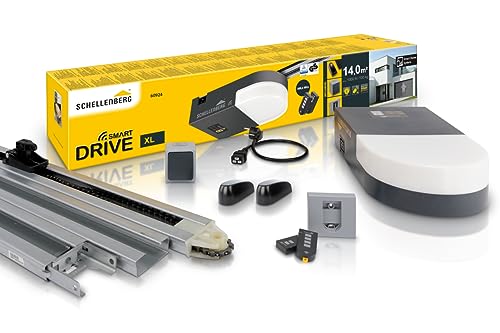Schellenberg 60924 Kit Automazione Basculante Per Porte Di Garage Smart Drive Xl, 2X Trasmettori, Per Porte Fino A Massimo 14 M² Di Superficie E 2,35