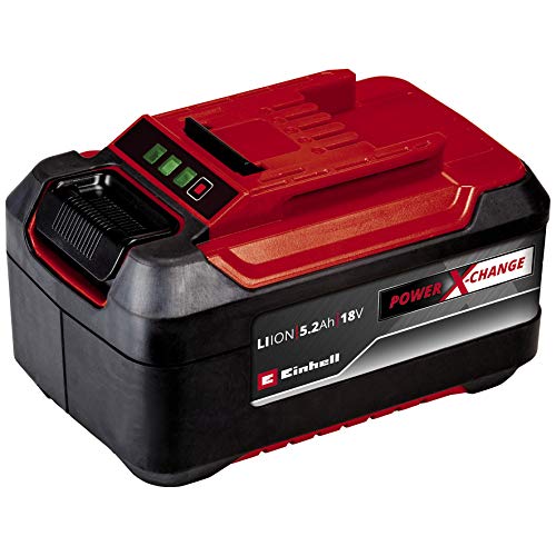 Originale Einhell 18V Batteria 5,2Ah Power X-Change Plus (18 V, 5.2 Ah, 1260 W, Senza Caricabatteria)
