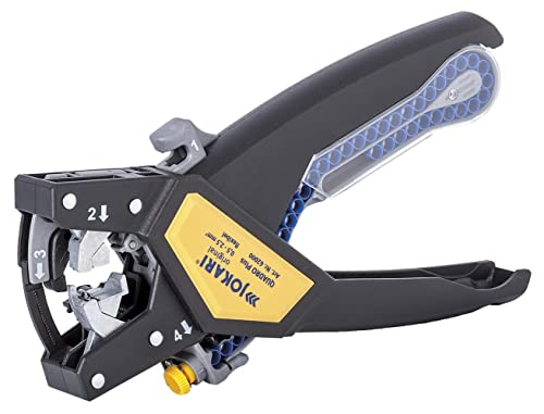 Aghasaturis Jokari J62000 - Strumento Quadro Plus Per Tagliare, Spellare, Attorcigliare E Crimpare Cavi, Multicolore, (0,5-2,5 Mm2)