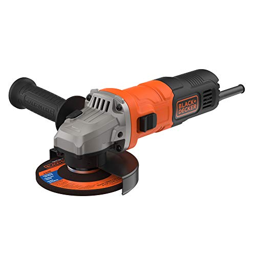 Black+Decker Beg010-Qs Smerigliatrice Angolare 710 W, Nero Arancione, 32.5 X 12 X 11.5 Cm
