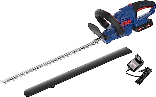 Güde 58596 - Tagliasiepi A Batteria Hs 18-201-05 (18 V, Lama Con Taglio Diamantato, Manico Girevole A 180 Gradi, Ingranaggi In Metallo)