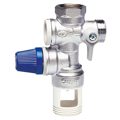 Caleffi 526142 Gruppo Di Sicurezza Per Boiler 1/2'' Con Intercettazione, Valvola Di Ritegno Controllabile