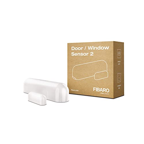 Fibaro Fgdw-002-1 Z-Wave Plus 2 Sensore Per Porta E Finistra, Bianco