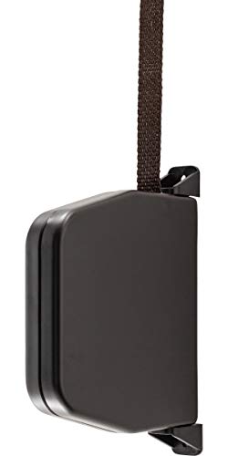 Schellenberg 50508 Avvolgitore Tapparella Mini Marrone Con Nastro, Per Tapparelle Avvolgibili, Spaziatura Dei Fori 14,5 Cm, Girevole A 180°, Montaggio