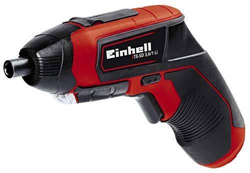 Einhell Te-Sd 3,6/1 Li Cacciavite A Batteria 3,6 V Ioni Di Litio Nero, Rosso