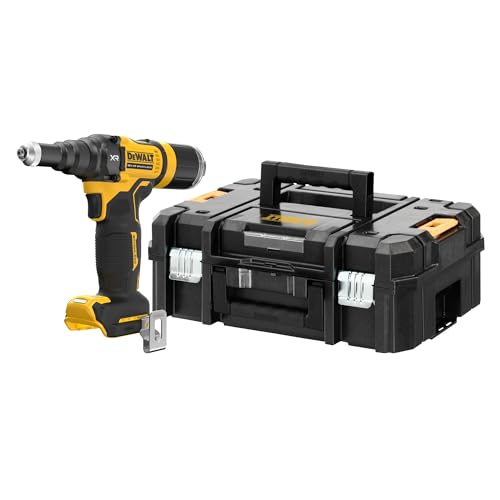 Dewalt Pistola A Rivetto A Batteria Dcf403Nt-Xj 18 V, Rivettatrice Cieca, Rivettatrice Da 2,4 A 4,8 Mm, Potenza Di Attuazione 10 Kn