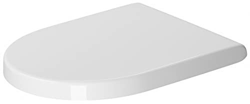 Duravit Sedile Wc Starck 3, Tavoletta Wc, Copriwater Con Cerniere In Acciaio Inox, Coperchio Water In Plastica Termoindurente Duroplast, Bianco