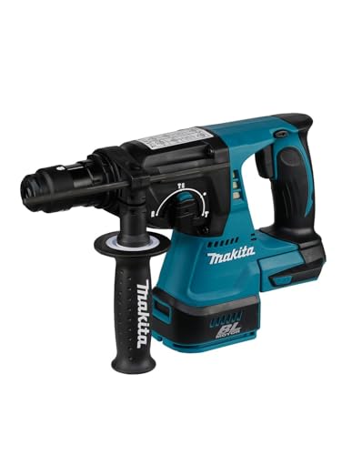 Makita Dhr243Z Dhr243Z-Martillo Ligero 18V Sds-Plus Litio-Ion 24 Mm Bl (Portabrocas) Solo Maquina Sin Cargador Ni Bateria, 1 V, Nero, Large
