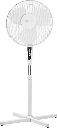 Clatronic Vl 3603, Ventilatore A Piantana 40 Cm Di Diametro, Oscillante, 3 Velocità, Angolo Di Inclinazione Regolabile, Vl 3603 S