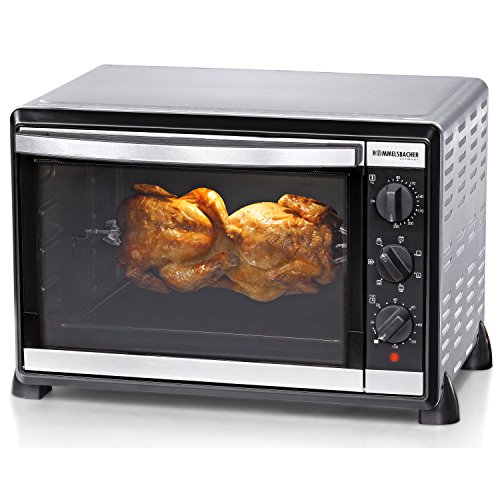 Rommelsbacher Bg 1805/E, Forno E Grill Girarrostro, 1800 Watt, Acciaio Inox
