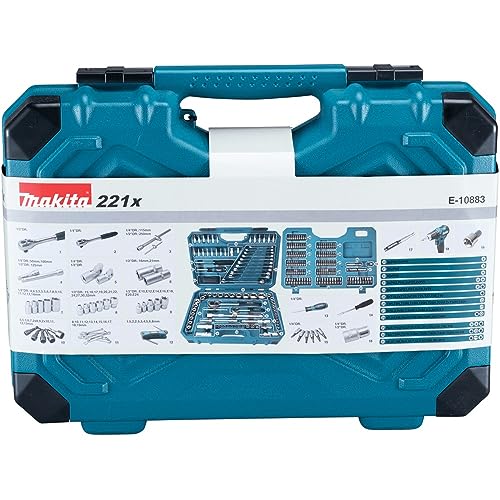 Makita E-10883 - Set Di Manutenzione 221 Pezzi