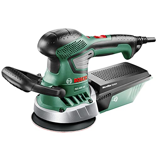 Bosch Home And Garden 06033A4000 Pex 400Ae Levigatrice Rotorbitale, 370 W, 230 V