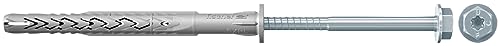 Fischer Tasselli Prolungati Sxrl 10X100Fus, Con Vite Testa Esagonale Acciaio Zincato, Torx, Per Il Fissaggio Di: Facciate, Controsoffitti, Serramenti,