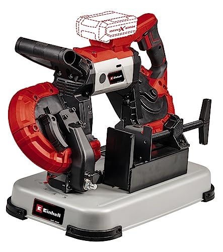 Einhell Sega A Nastro Per Metallo A Batteria Te-Mb 18/127 U Li-Solo Power X-Change (18 V, Altezza Di Taglio 115 Mm, Larghezza Di Taglio 127 Mm, Telaio