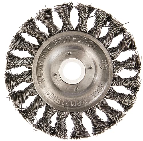 Bgs – Spazzola A Disco/Treccia Spazzole Rotonde, 115 Mm Diametro, 3985