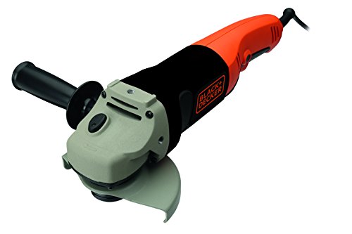 Black+Decker Kg1202-Qs Smerigliatrice Angolare In Cartone, 125/115Mm, 1200W