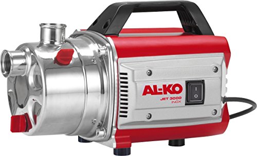 Al-Ko Jet 3000 Inox Classic - Pompa Da Giardino - Potenza Motore 650 Watt, Portata Max. 3100 L/H, Altezza Massima Di Mandata, Prevalenza 35 M, Aspiraz