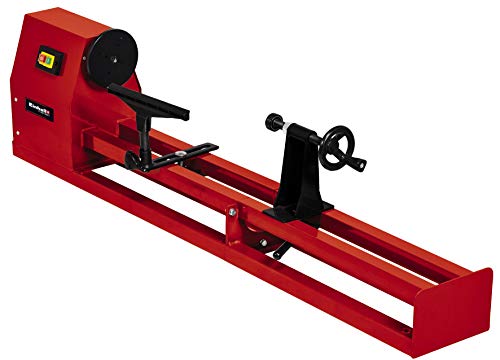 Einhell Tc-Ww 1000/1 Tornio Per Legno (230 V, 50 Hz, 400 W, Diametro Tornitura Max 280 Mm, Interasse Max 1M, 4 Velocità Da 890 A 2600 Diri Min, Incl.