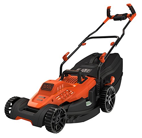 Black+Decker Tagliaerba Elettrico Ampiezza Taglio 42 Cm, Doppia Impugnatura Regolabile 1800 W , Bemw481Bh-Qs