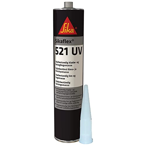 Sika Sika Flex 521 Uv 300 Ml Cartuccia Grigio Chiaro 1 K-Sigillante Hybrid, 1 Pezzi, 62139