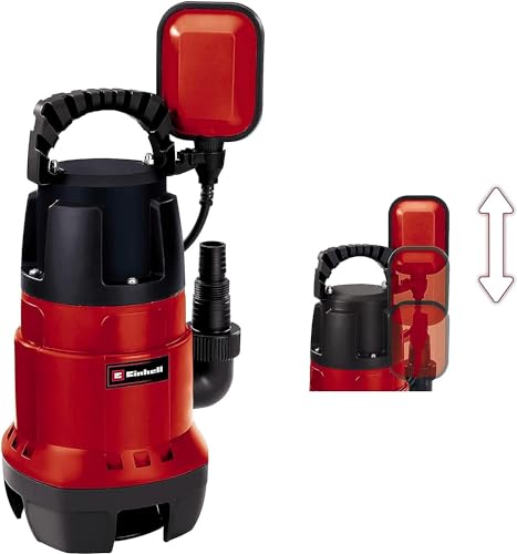 Einhell Gc-Dp 7835 Pompa Acque Scure (780 W, Portata Max 15700 L/H, Prevalenza 8 M, Immersione Max 7 M, Corpi Estranei Fino A 35 Mm)