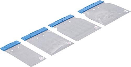 Bgs Technic Pro+ - Set 4 Raschietti, 50-80-100-120 Cm, In Acciaio