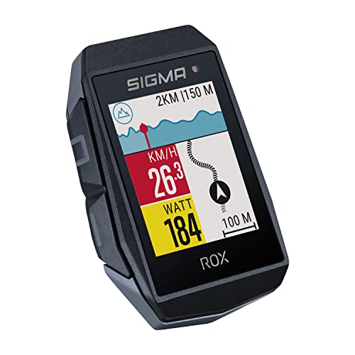 Sigma Sport Rox 11.1 Evo White - Ciclo-Computer Senza Cavo Con Navigatore Gps, Staffa Short Butler Inclusa, E Cardiofrequenzimetro, Per Escursioni Con