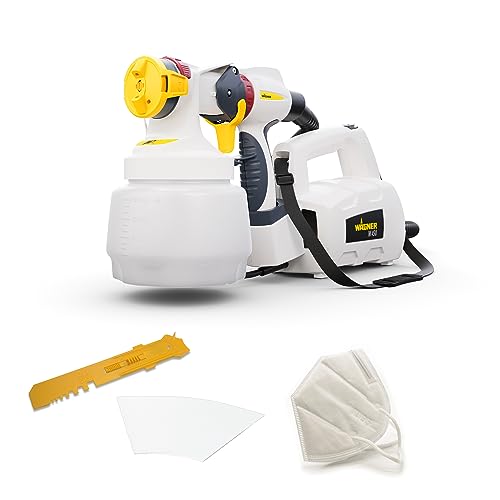 Wagner Pistola A Spruzzo Wallsprayer W 450, Per Vernici Per Pareti, Per Uso In Ambiente Interno, Resa 15 M², 10 Min, Capacità 1300 Ml, 460 W, Tubo Fle