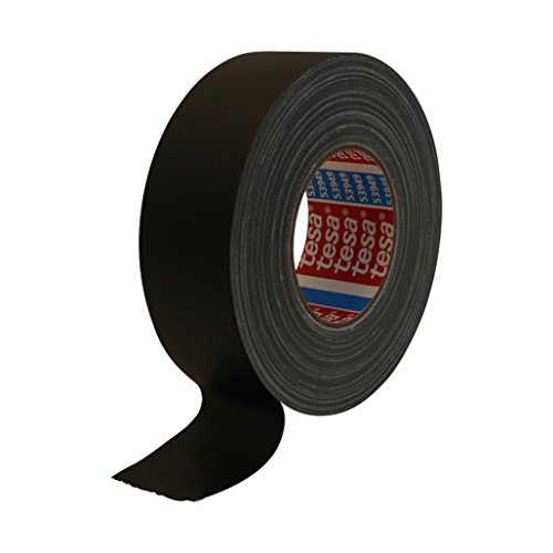 Tesa® - Nastro Adesivo Gaffer, 50 M X 50 Mm, Colore: Nero Opaco