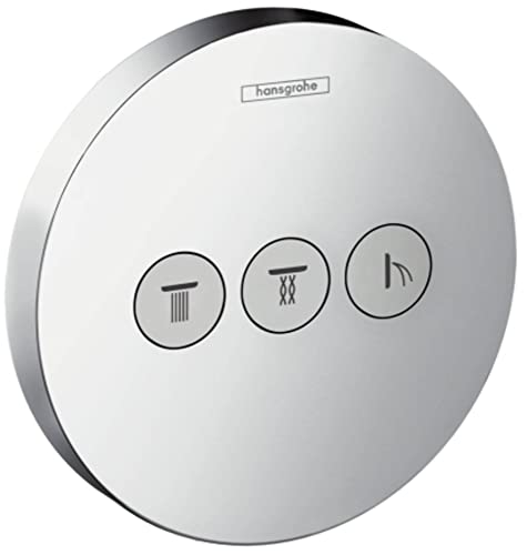 Hansgrohe 15745000 Set Esterno Per Il Controllo Di 3 Utenze, Argento
