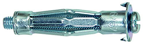 Fischer 519771 Cavità Di Fissaggio, Zinco, 4 X 60 Schraube, Set Di 50 Pezzi