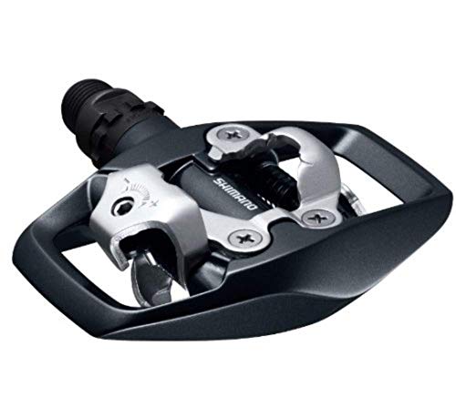 Shimano Road Spd Pd-Ed500, Pedali, Nero/Argento