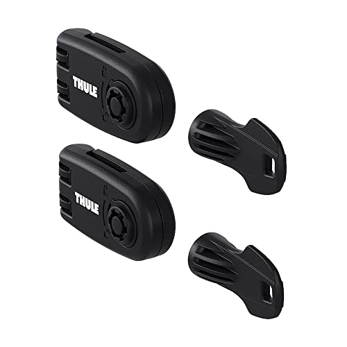 Thule Wheel Strap Locks Blocco Per Cinghia Fermaruota Nero Black, One-Size