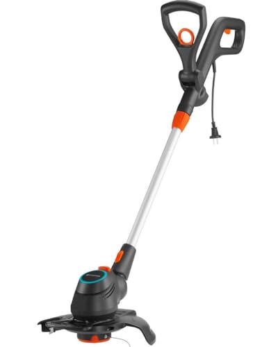Gardena Elektro-Trimmer Comfortcut 550/28: Rasentrimmer Mit Verstellbarem Griff, Abwinkelbarem Sowie Schwenkbarem Trimmerkopf Und Ausklappbarem Pfalnz