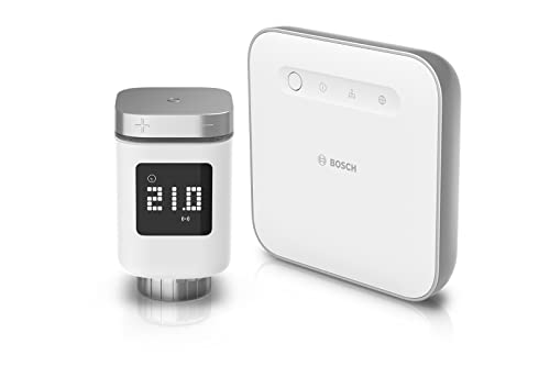 Bosch Smart Home Set Base Riscaldamento, Con Controllo Via App, Compatibile Con Apple Homekit, Amazon Alexa E Google Assistant Amazon Edition