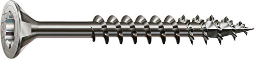 Spax, Viti Con T-Star Plus A Testa Svasata, Filettatura Parziale A2, 4,5 X 45 Mm, 200 Pz., 0/3487/000/4,5/45/ /02