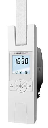 Homepilot Avvolgitore Elettrico Rollotron Premium Per Tapparelle Fino 45 Kg (Circa 6 M²), Per Cinghia Da 23 Mm, Programma Giornaliero/Settimanale/Astr