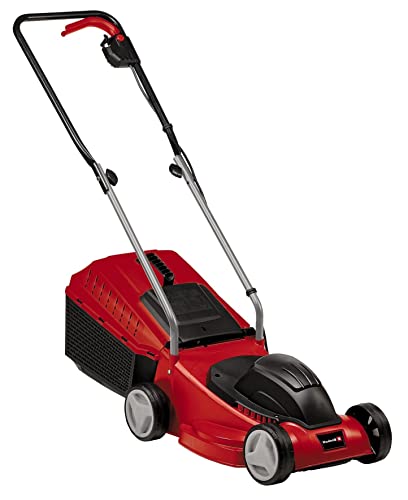 Einhell Gc-Em 1032 Tagliaerba Elettrico (Tensione 220-240 V, Potenza 1000 W, Largh. Taglio 32 Cm, Altezza Taglio 3 Pos 25-60 Mm, Vano Raccolta 30L)