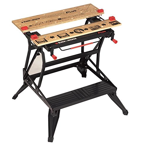 Black+Decker Wm825-Xj Workmate Banco Da Lavoro, Pieghevole, Nero