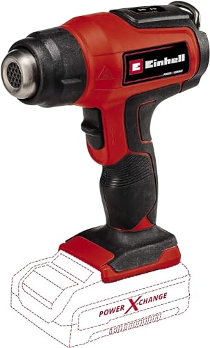 Einhell Te-Ha 18 Li - Solo Pistola Ad Aria Calda A Batteria Power X-Change(18 V, 2 Regolazioni, Pos 1 350 °C, Pos 2 550 °C, Senza Batteria E Caricabat