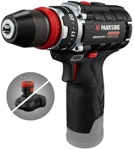 Parkside Performance® - Trapano Avvitatore A Batteria 12 V "Pbspa 12 C3", Senza Batteria E Caricatore