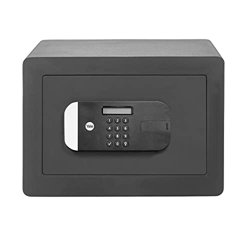 Yale Cassaforte Motorizzata Di Massima Sicurezza Yysem/250/Eg1, Accesso Tramite Pin, Porta A Taglio Laser, Chiave Meccanica A Doppia Mappa Di Emergenz