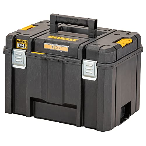 Dewalt Dwst83346-1, Tstak Vi - Unità Profonda Porta Elettroutensili Con Vasca Portaoggetti Amovibile, Cerniere Per Aggancio Laterale.