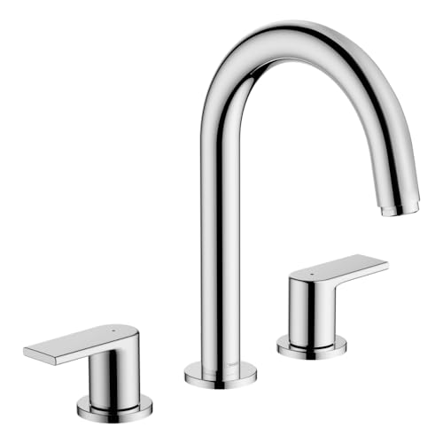 Hansgrohe Vernis Shape Rubinetteria 3 Fori Con Saltarello, Cromo, 71563000