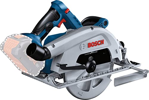 Bosch Professional Biturbo Sega Circolare A Batteria Gks 18V-68 C (Senza Batterie E Caricabatterie, Incl. 1 Lama, Guida Parallela)