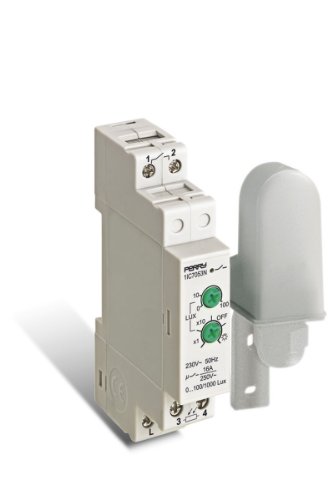Perry 1Ic7053N Interruttore Crepuscolare Sonda Esterna, Bianco